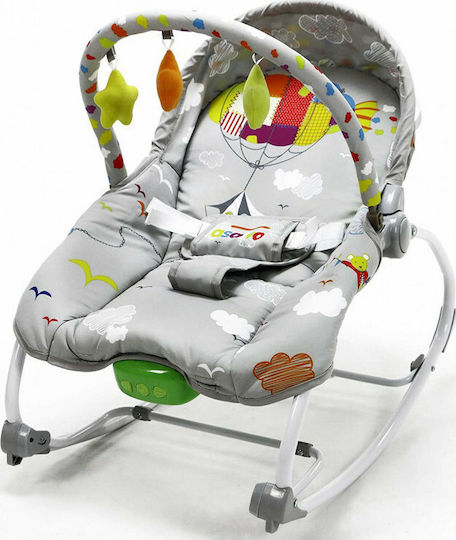 Asalvo Elektrisch Baby Relax Evolutive mit Musik und Vibration Zeppelin für Kind bis 15kg