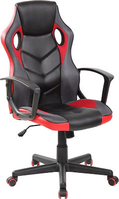 Zita Plus A6230 Artificial Leather Gaming Chair Black/Red