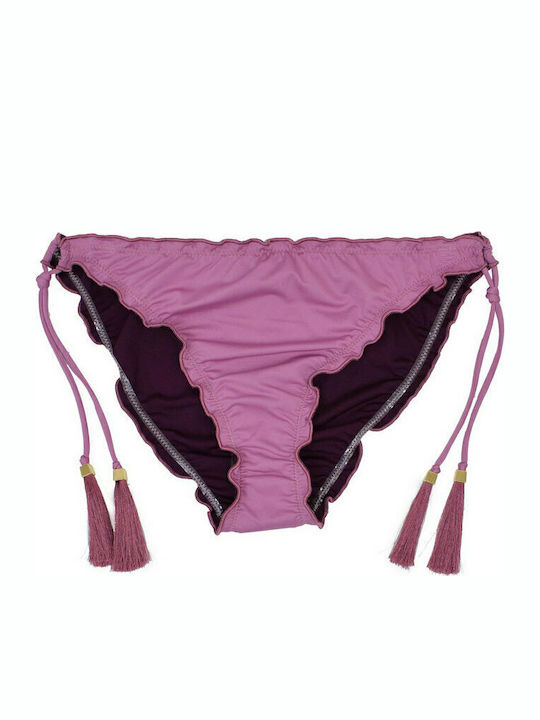 Erka Mare Bikini Slip with Ties Lilac