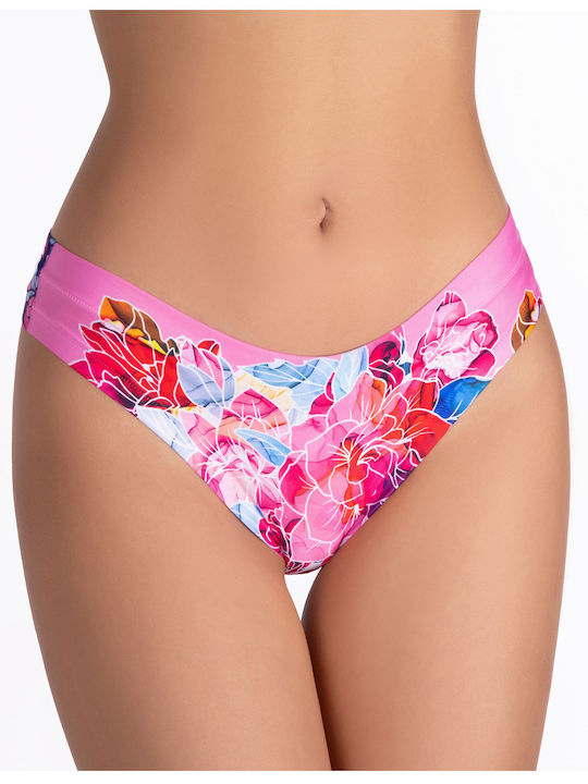 MEMEME ROSA BLOSSOM JAPANESE THONG - Roz-violet