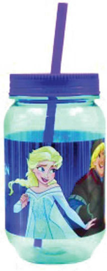 Gim Gefrorene Magie Wasserbrille Kunststoff mit Strohhalm 550ml Gim Gefrorene Magie Wasserbrille Kunststoff mit Strohhalm 550ml