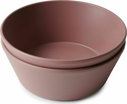 Mushie Kinderessschale Dinner aus Plastik Rot 2...