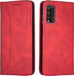 Bodycell PU Leather Wallet Δερματίνης Κόκκινο (Redmi 9T)