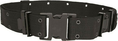 Mil-Tec Military American Type Strap Belt Black Κλιπ