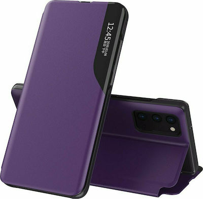 Hurtel Eco Leather View Carte Piele artificială Violet (Galaxy A72)