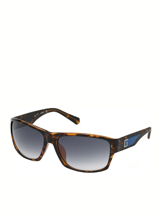 Guess Men's Sunglasses with Brown Tartaruga Plastic Frame and Brown Gradient Lens GU00006 52C