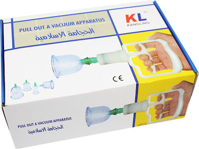 Θεραπευτική Συσκευή με Βεντούζες Σιλικόνης κατά της Κυτταρίτιδας και των Ρυτίδων 24τμχ