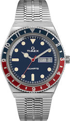 Timex Ρολόι Reissue με Μεταλλικό Μπρασελέ σε Ασημί χρώμα