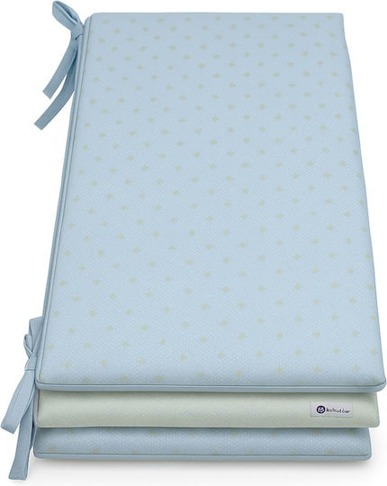 Beboulino Stars Bettumrandungen Klassisch Innerhalb Blau 70x140cm