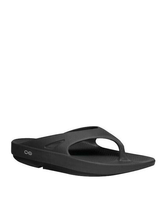 Oofos Flip Flops Μαύρα