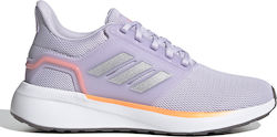 Adidas EQ19 Run Γυναικεία Αθλητικά Παπούτσια Running Purple Tint / Matte Silver / Screaming Orange