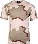 Mil-Tec Short Sleeve T-shirt Army Desert 100% Cotton In Brown Colour 11012060