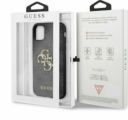 Guess 4G Metal Logo Plastic Back Cover Gray (iPhone 11)