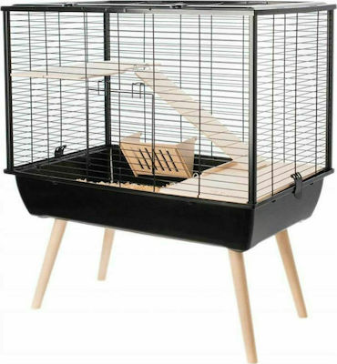 Zolux Cage Neo Muki Large Rodents H58 Rodent Cage Black 205621NOI