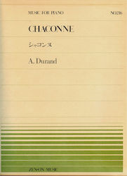 Zen-On Durand - Chaconne Παρτιτούρα για Πιάνο