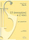 Carisch Bach J.C. - 15 Inventioni A Due Voci pentru Pian