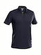 Dassy Workwear Traxion Mâneci scurte Bluză de Lucru Polo Albastru marin Protecție solară UPF 50+