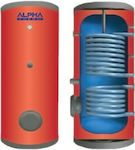 Alpha Therm Boiler Λεβητοστασίου BKLΑ/2-1000 1000lt με δύο Εναλλάκτες για Αντλίες Θερμότητας