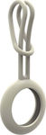 Hurtel Flexible Loop Schlüsselbund-Etui für AirTag Silikon in Gray Farbe