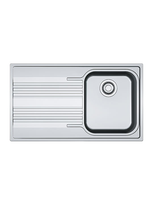 Franke Smart SRX 611-86 3011750102 Right-hand Drop-In Sink Inox Satin W86xD50cm Silver