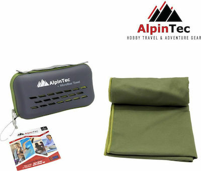 AlpinPro DryFast Prosop de Corp Microfibră Verde 150x75cm.