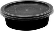 Disposable Plastic PP Tableware for Sauce 70ml Black 100pcs SBK-70