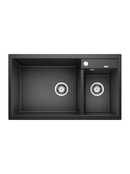 Blanco Metra 9 513273 Drop-In Sink Left Synthetic Granite W86xD50cm Anthracite