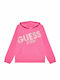 Kids Sweatshirt with Hood and Pockets Fuchsia