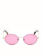 Web Women's Sunglasses with Purple Metal Frame and Pink Lens WE0255 32S