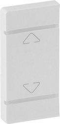 Legrand Shutter Switch Front in White Color 755400