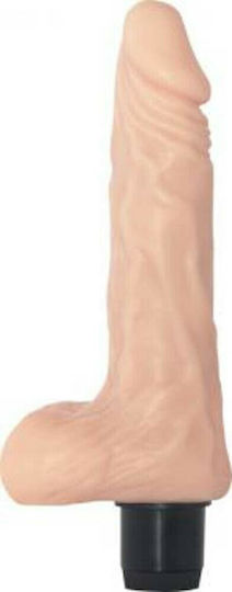 ToyFa Realistic Multi-Speed Vibrator Ρεαλιστικός Δονητής 19.5cm Flesh