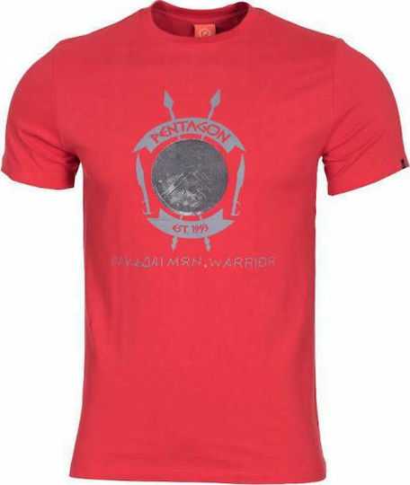 Pentagon Ageron Tricou Lava Lakedaimon Warriors Lava Red K09012-27