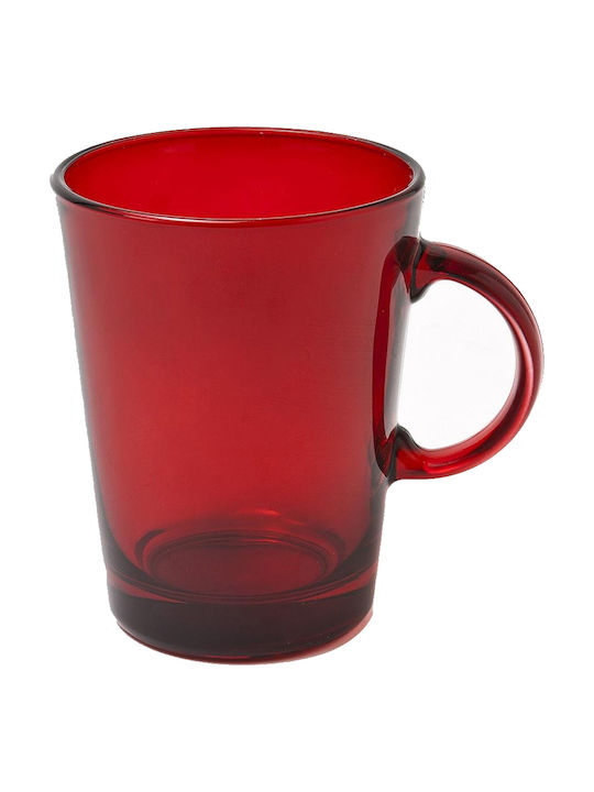 Espiel Tasse Glas Rot 1Stück