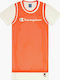 Champion Summer Mini Athletic Dress T-Shirt Short Sleeve Orange