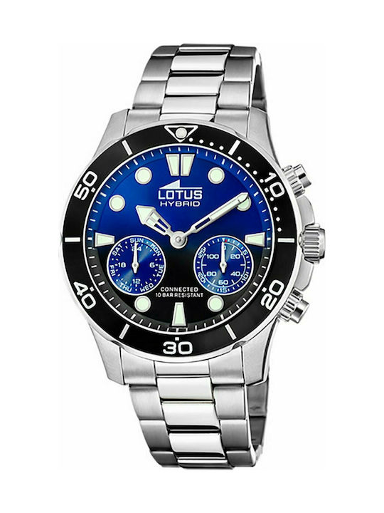 Lotus Watches Ρολόι Χρονογράφος με Μεταλλικό Μπ...