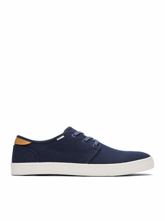 Carlo Men's Leather Casual Shoes Blue