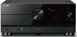 Yamaha RX-A6A Amplificator Home Cinema cu Radio 4K/8K 9.2 Canale 150W/8Ω 200W/6Ω cu HDR și Dolby Atmos Negru