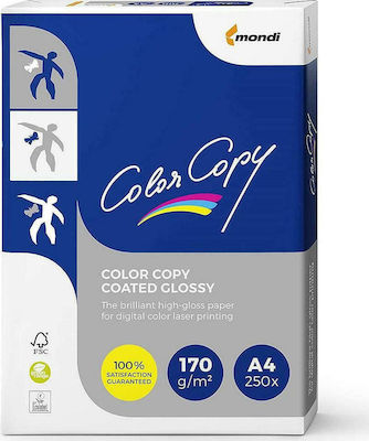 Mondi Color Copy Coated Glossy Hârtie de Imprimare A4 170gr/m² 1x250 foi