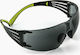 3M SecureFit 400 SF402AS/AF Safety Glasses with Gray Tint Lenses UU003683420