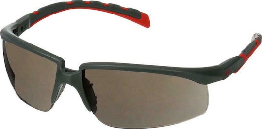 3M Solus 2000 S2002SGAF Safety Glasses for Protection with Gray Lenses Tinted XA006510888