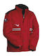Wurth Tornado Work Jacket Reflective with Detachable Hood Red
