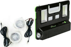 Autonomous Solar Lighting System GD-7740 with Charger , Light System , Flash Light , Speaker & Radio