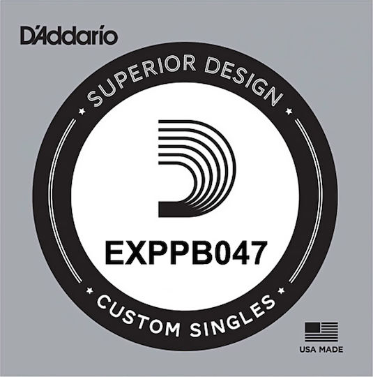 Daddario Superior Design Single Phosphor Bronze Acoustic Guitar String 47
