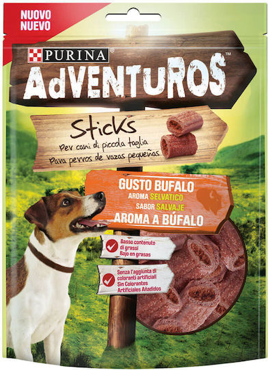 Adventuros Dog Stick Treats with Buffalo and Cereals 90gr