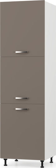 Charlotte Coloană de Bucătărie Mocha 60x56x213.4buc