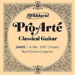 Daddario Pro-Arté Classical Composite Μονή Χορδή Nylon 36" A (La) - Hard