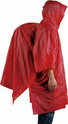 Ace Camp Rain Poncho Red