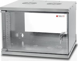 Techly 19 "6U prof. 450 Επιτοίχια 6U