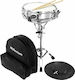 Millenium Ταμπούρο Μεταλλικό SD-17 Snare Drum Starter Kit 13" x 3.5" Ασημί