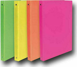 Skag Clipboard with 4 Rings 4/20 for Paper A4 Yellow 218061 1pcs 291309